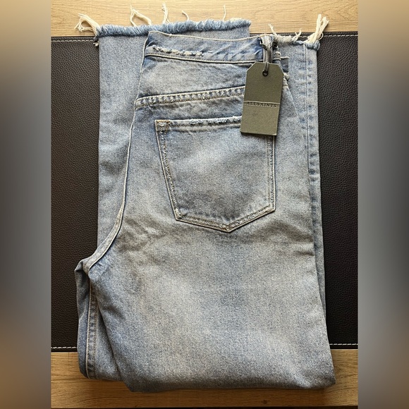 NWT! All Saints Mazzy Cropped Wide Jean - Picture 9 of 12